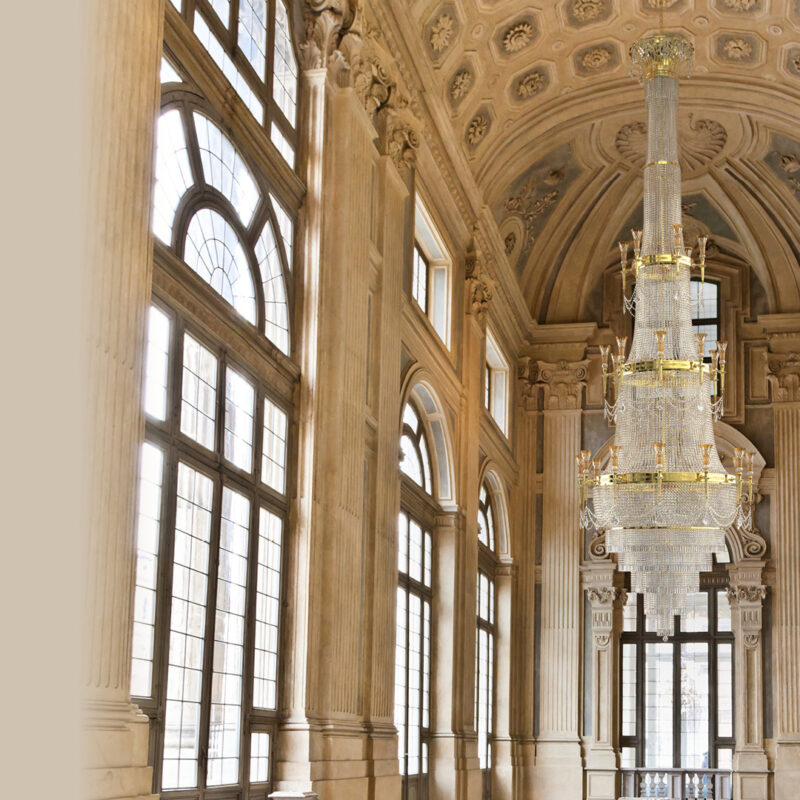 Большие проектные люстры